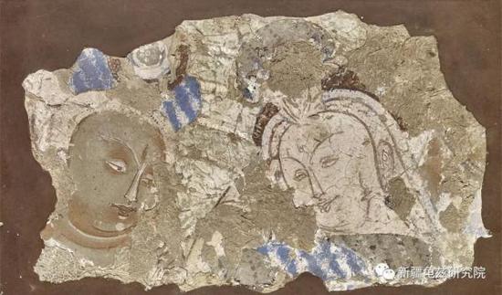 天人 克孜爾第171窟主室側(cè)壁說(shuō)法圖局部 現(xiàn)藏英國(guó)大不列顛博物館