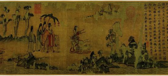 東晉 顧愷之洛神賦圖 局部