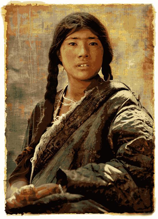 李小可 《陽光》 絲網(wǎng)版畫 80x57cm