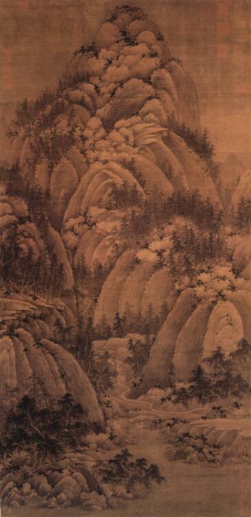 巨然(五代)《秋山問(wèn)道圖》