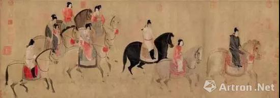 宋摹本 《虢國(guó)夫人游春圖》