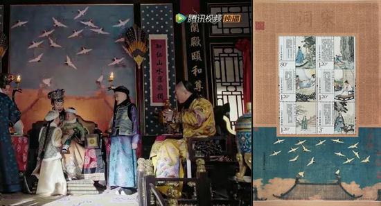 《如懿傳》劇照與《宋詞》小版張