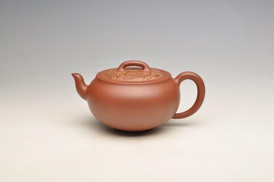 天缽壺 底槽清絞泥 2012 600ml 藝術家張海平作品