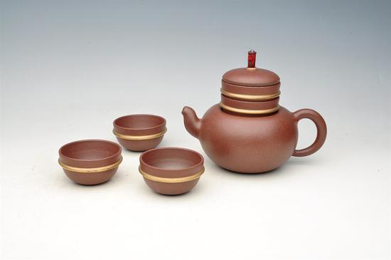 長壽壺 紫泥調砂 2018 450ml 藝術家張海平作品