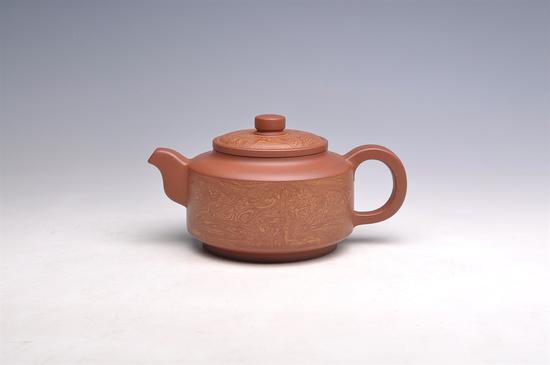 天眾壺 底槽清絞花 2015 500ml 藝術家張海平作品