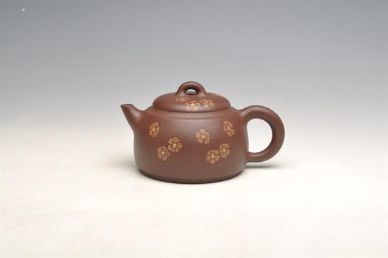 丁香壺 老紫泥絞段 2006 350ml 藝術家張海平作品