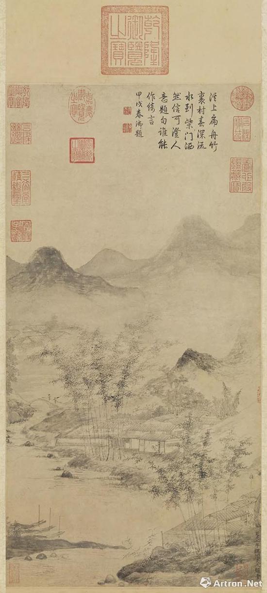 管道升 竹溪攬勝 現(xiàn)藏于臺北故宮博物院